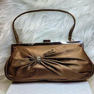 Vibtage Brown Clutch Bag
